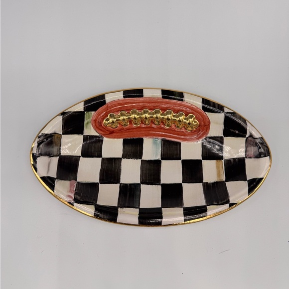 Mackenzie Childs Football plate - Picture 4 of 4